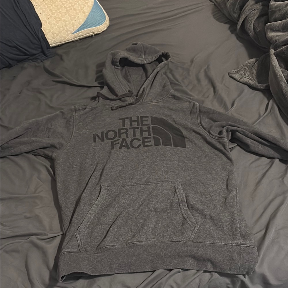The North Face Gray Crew Neck Sweater Classic Casual Wear